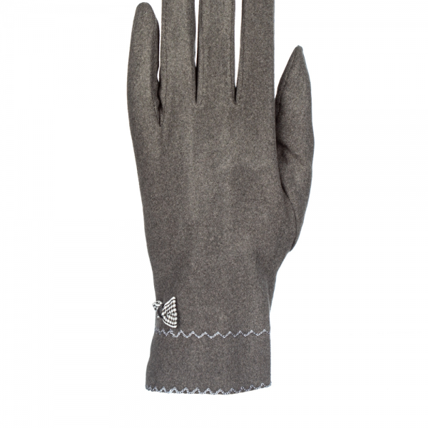 Γυναικεία γάντια Finda γκρί, 2 - Kalapod.gr